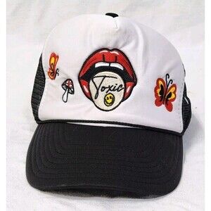 Rare DROPOUT NY" Toxic (Black×White) Cap Made In Japan
